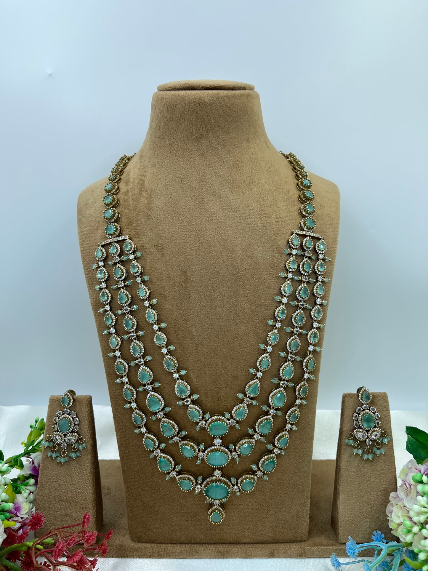 Aura Long Layered Ad Necklace