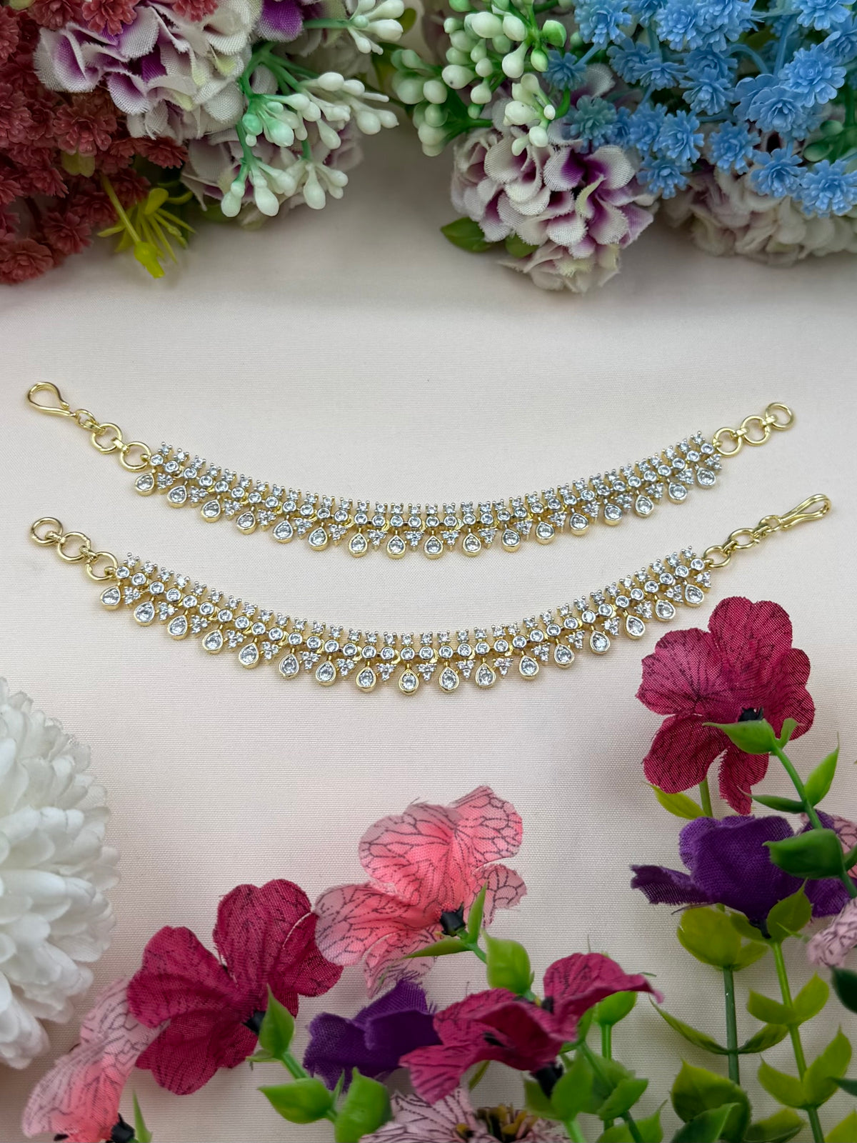 Pavani American Diamond Earchain