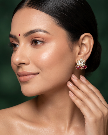 Iravati Moissanite Earring