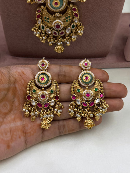 Jyoti Heritage Chorski Combo Necklace Set