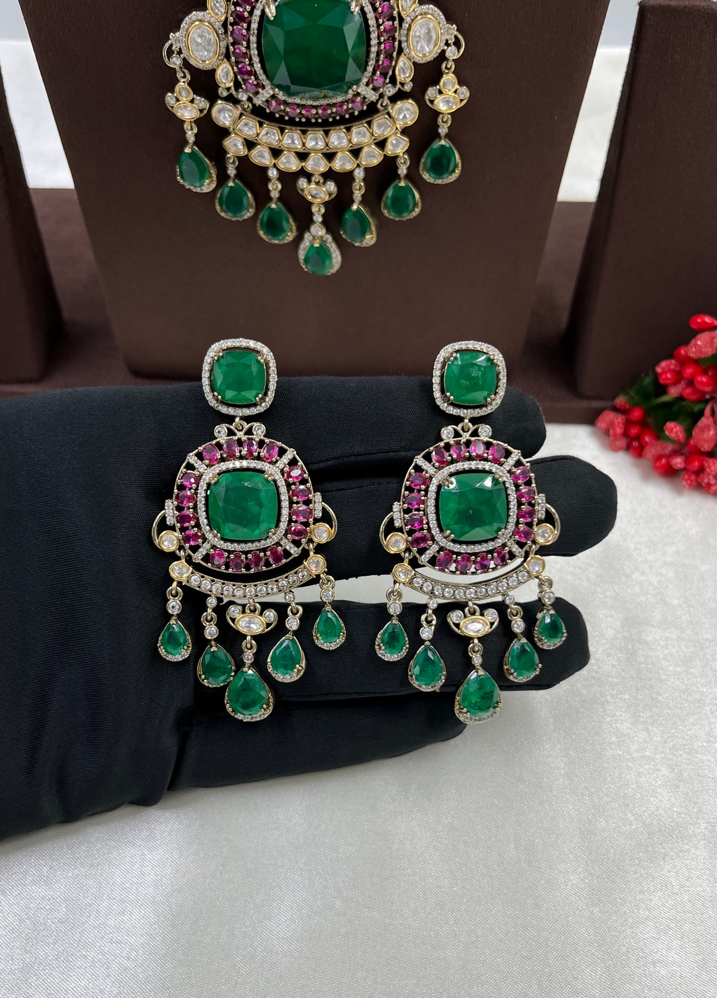 Tanu Victorian Moissanite Premium Combo Set