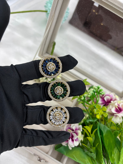 Omkar Premium Victorian American Diamond Fingering