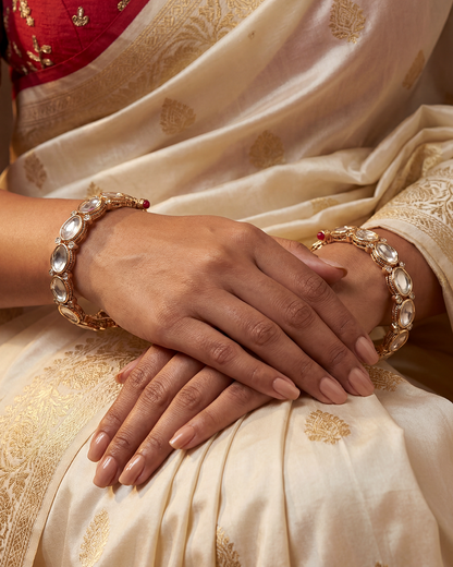 Mayra Premium Moissanite Bangles [Openable]