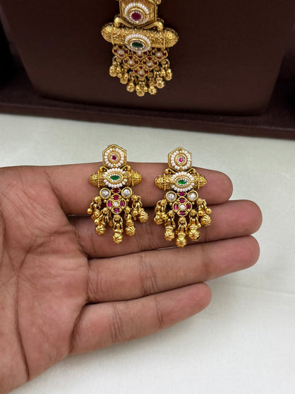 Anvika Chorski Delicate Semi Long Necklace Set