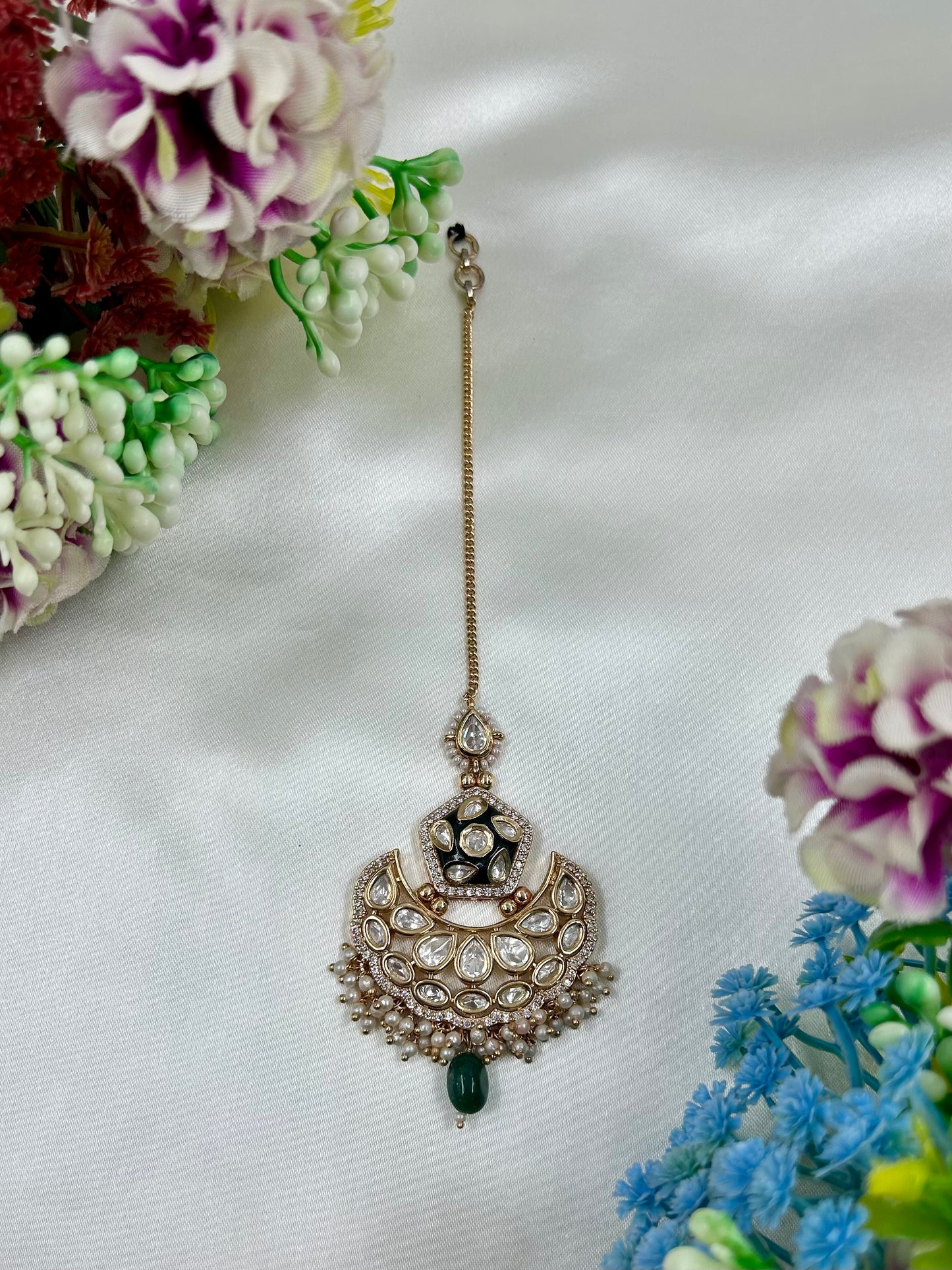 Nisha Moissanite Mang Tika