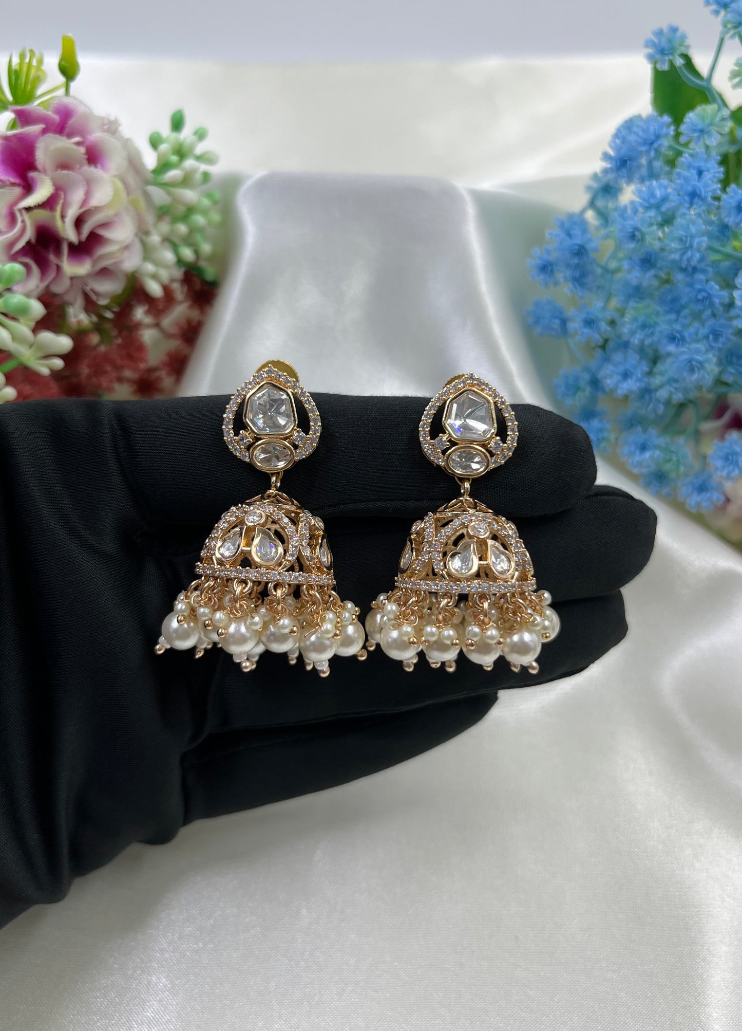 Jahnvi Moissanite Premium Jumka