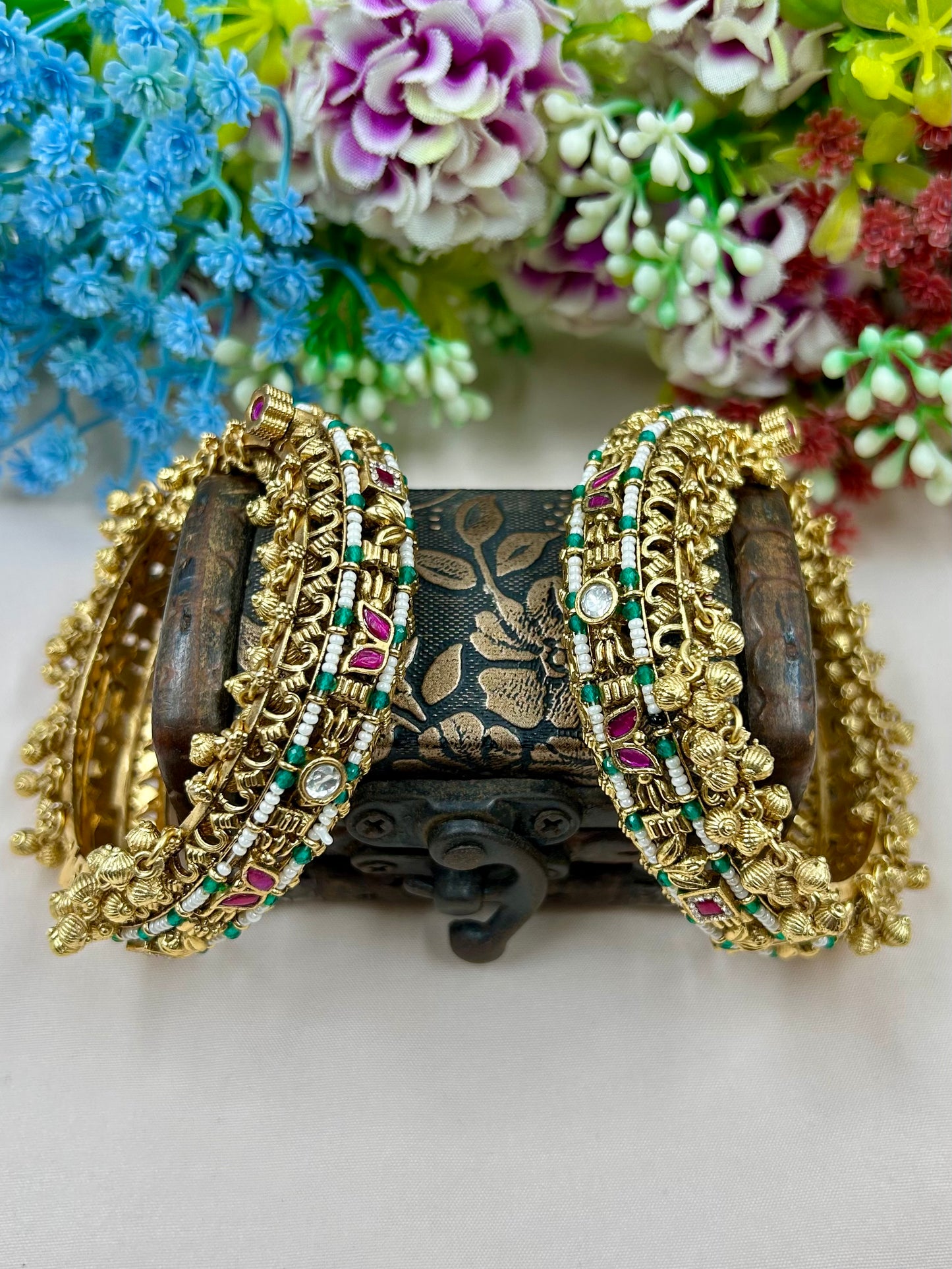 Nisha Premium Chorski Bangles (Openable)