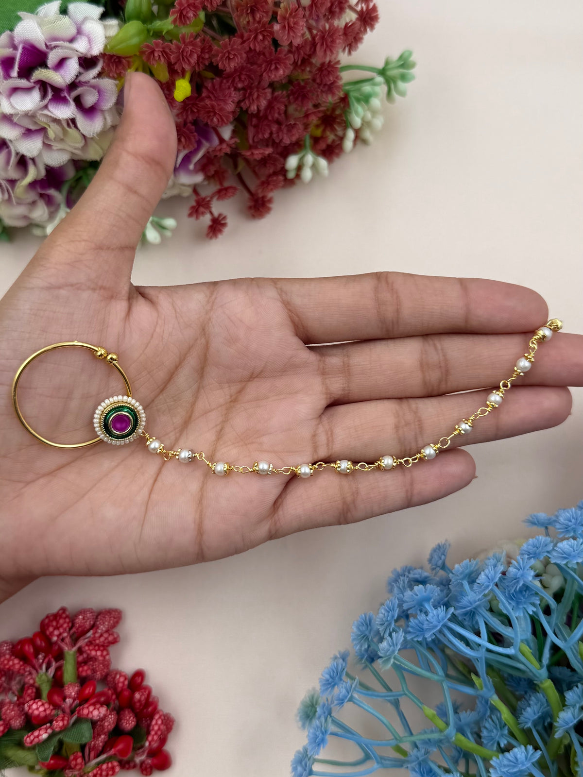 Vandana Traditional Indian Nose Ring
