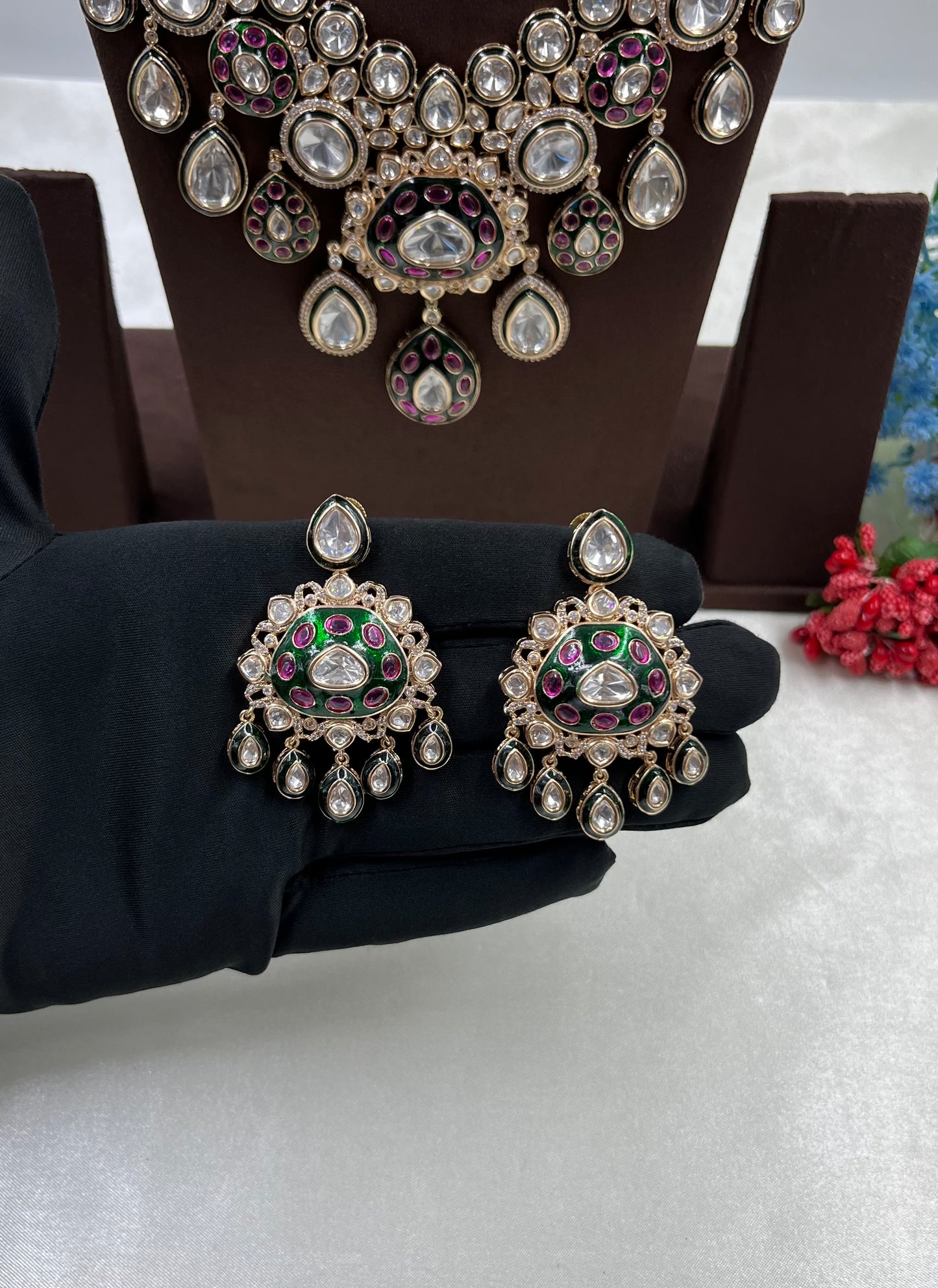 Ahalya Moissanite Long Necklace