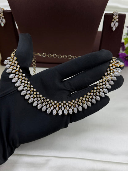 Grace American Diamond Traditional Necklace