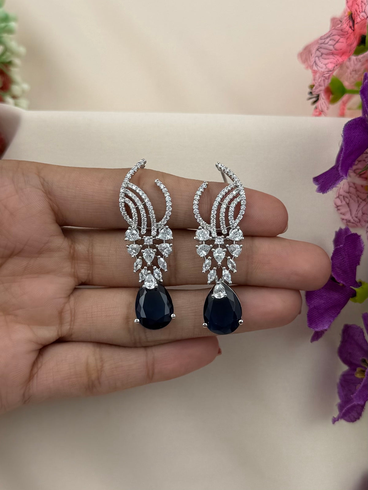 Luna American Diamond Earring