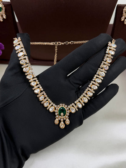 Kaia Moissanite Delicate Necklace
