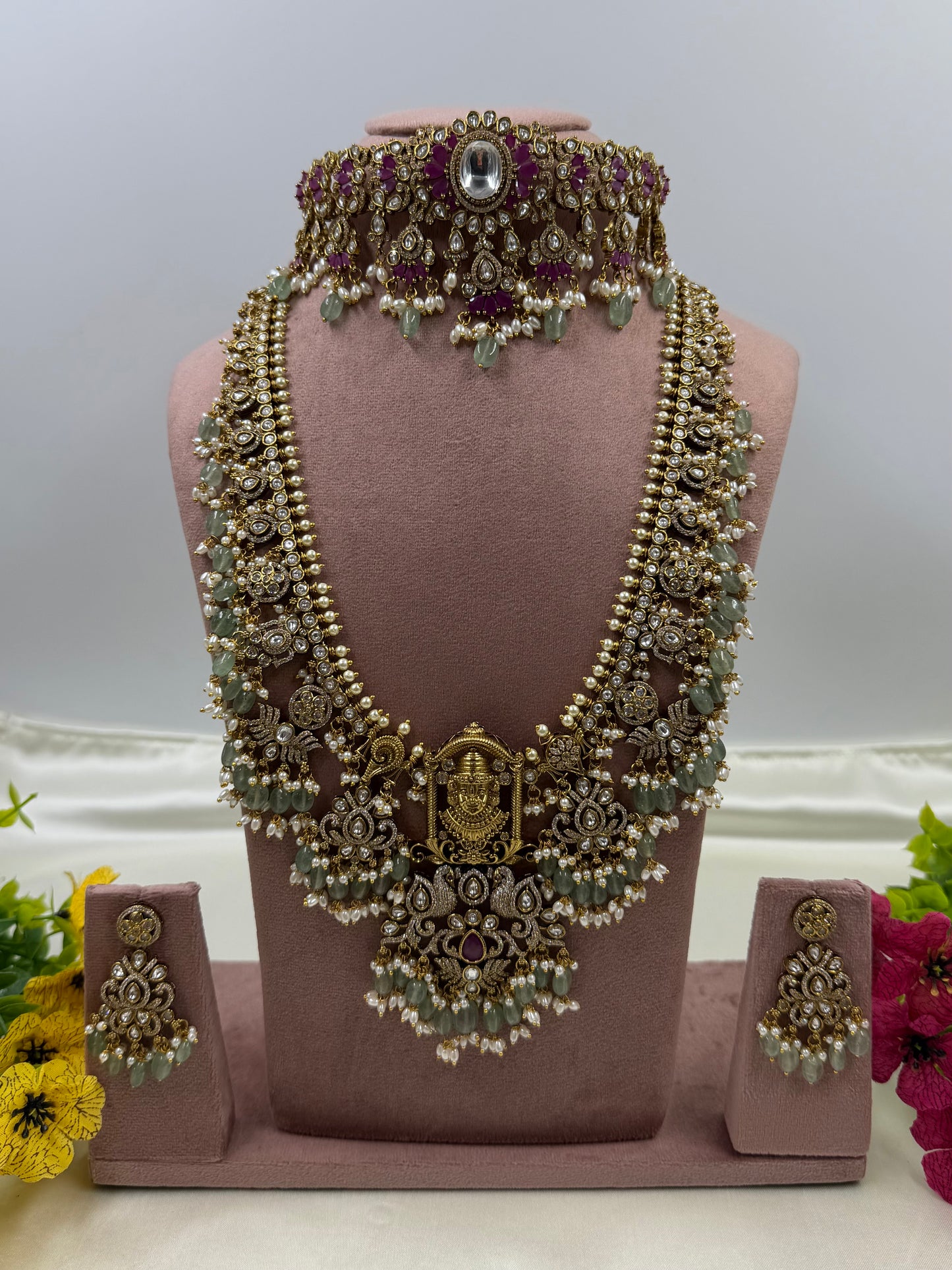 Anita Traditional Temple Combo Set