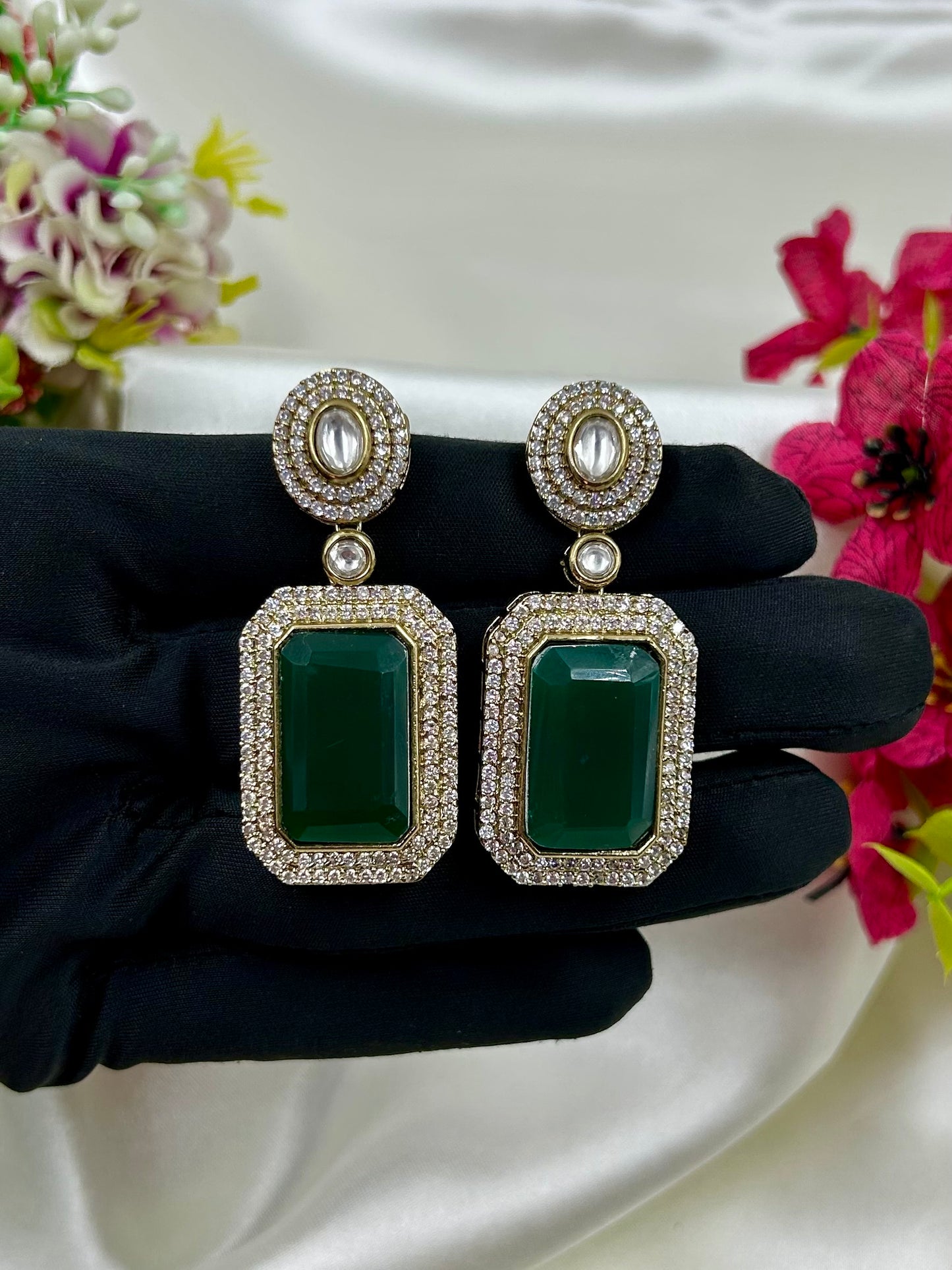 Preeti Victorian Premium Earring