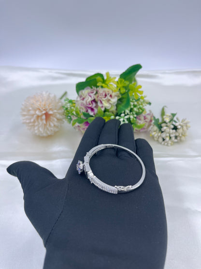 Amethyst Hues Diamond Ad Openable Kada