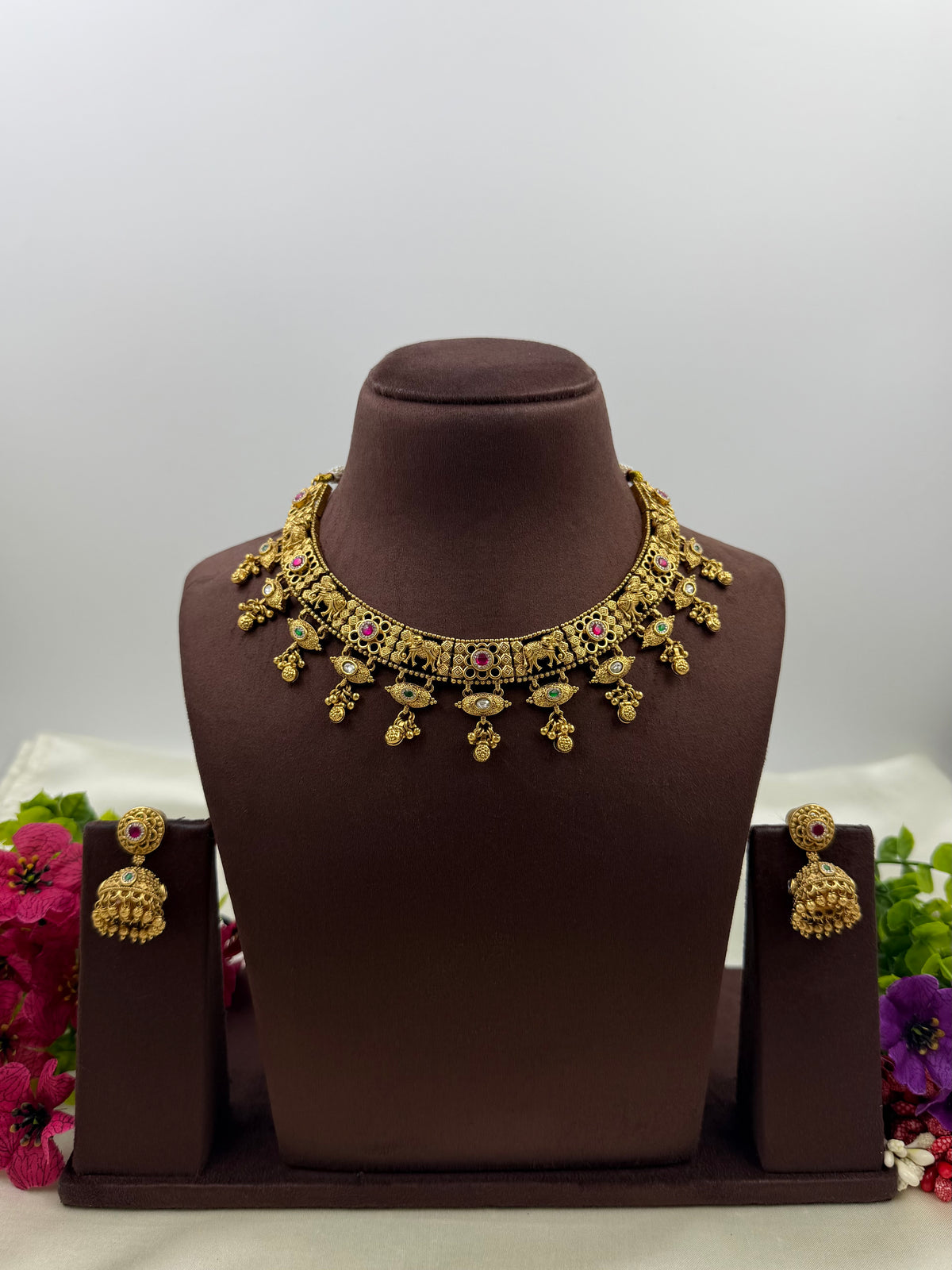 Chaitra Heritage Chorski Necklace Set