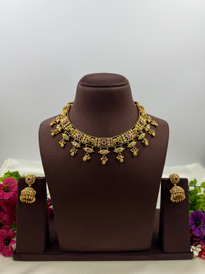 Chaitra Heritage Chorski Necklace Set