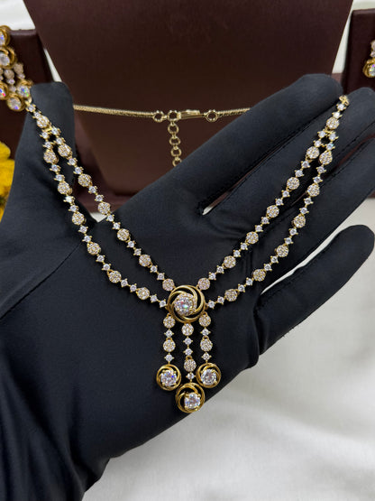 Jiya Victorian Premium Double Layer Necklace