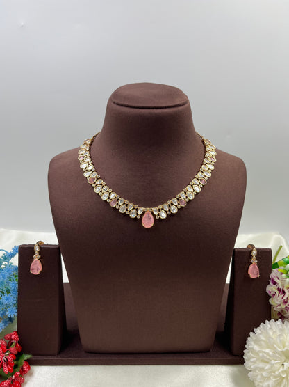 Komal Moissanite Delicate Necklace