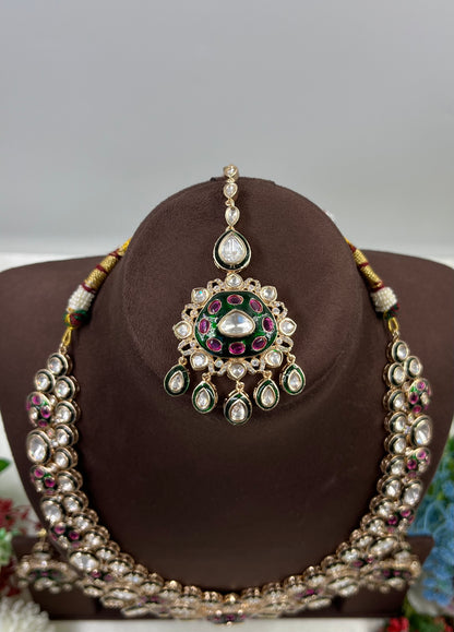 Ahalya Moissanite Long Necklace