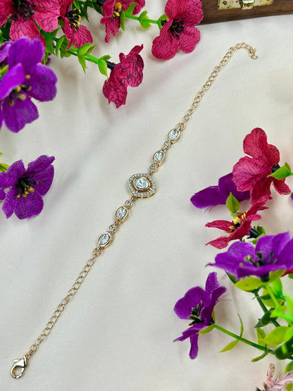 Rinku Moissanite Bracelet (Adjustable)