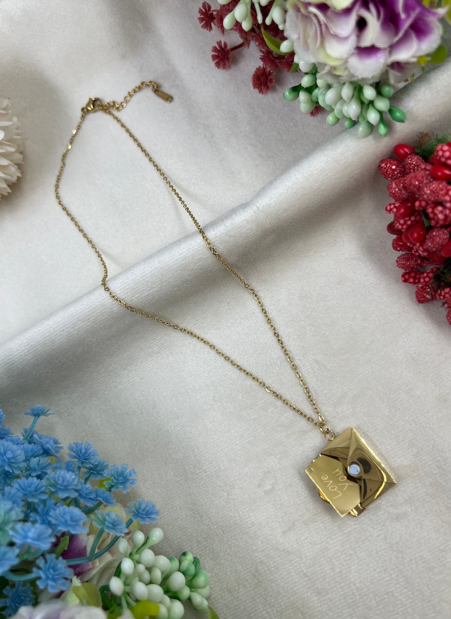 Love You Gold Necklace