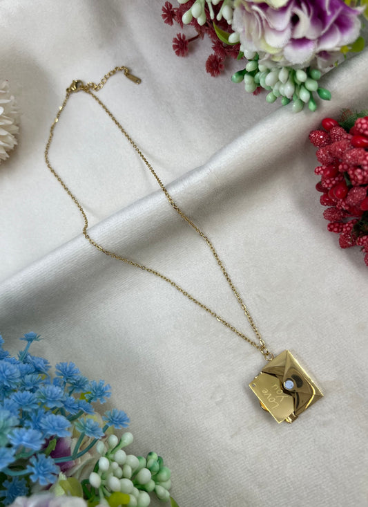 Love You Gold Necklace