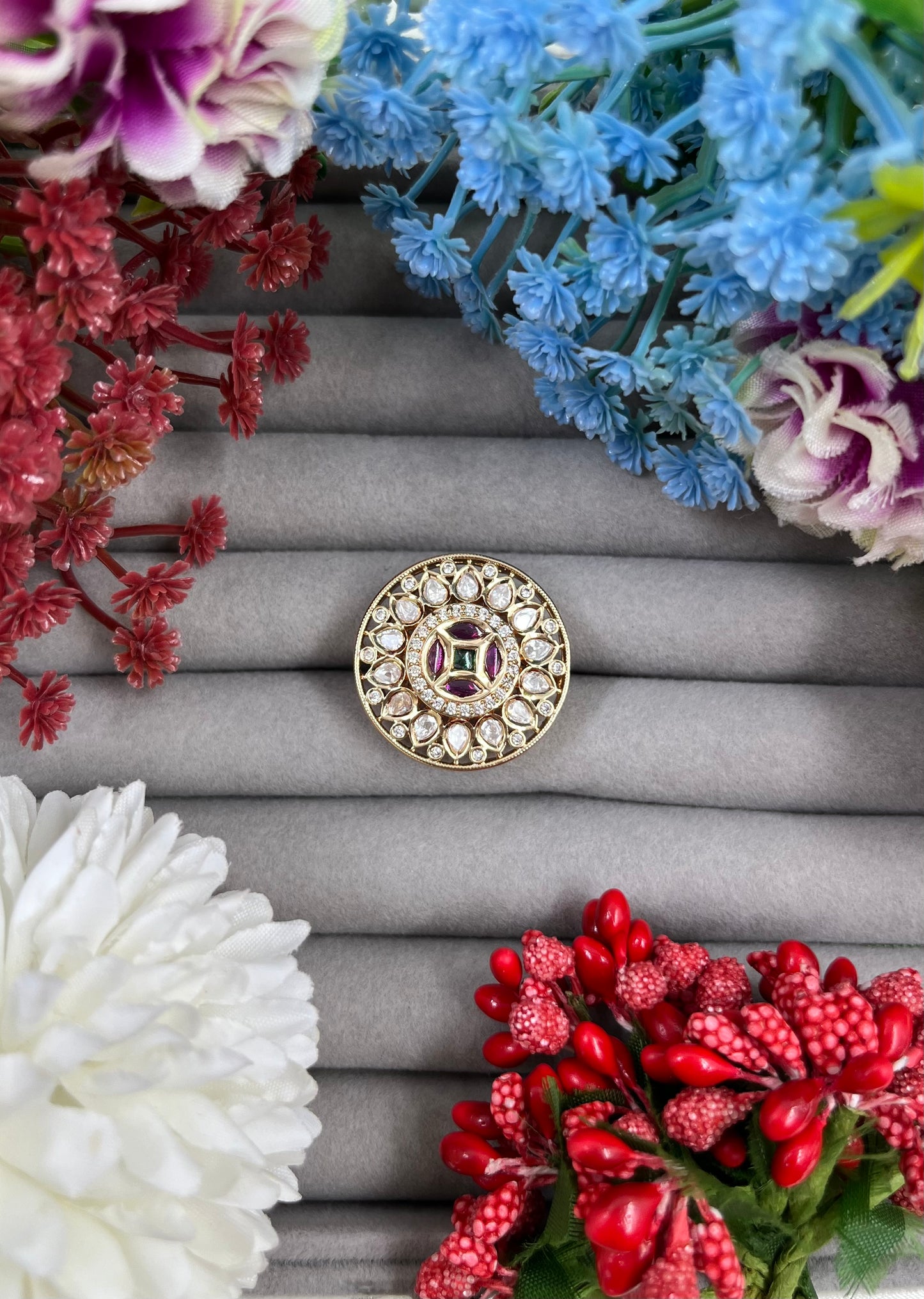 Mukti Moissanite Premium Ring