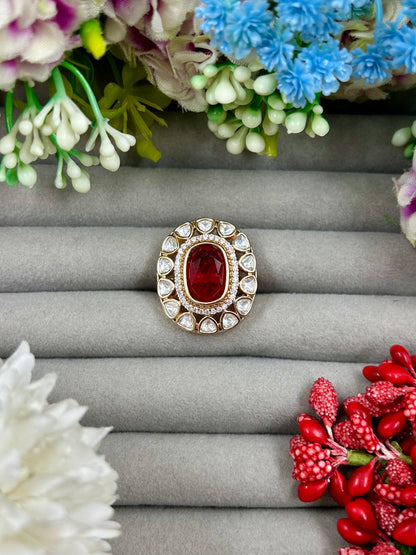 Zayla Moissanite Ring (Adjustable)