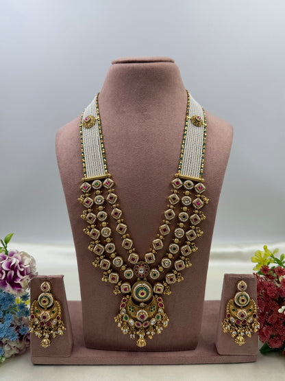 Vedika Premium Heritage Long Necklace Set