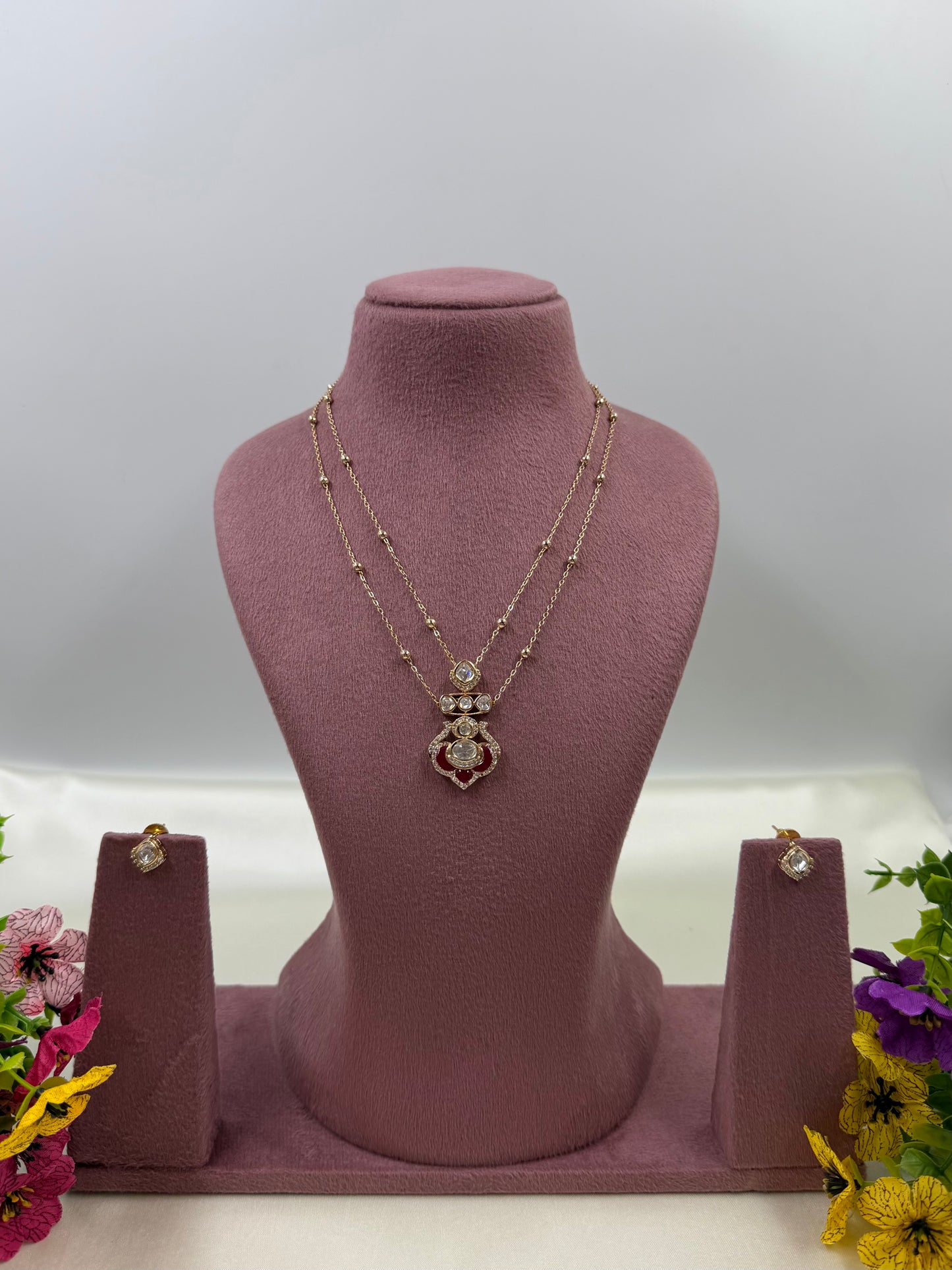 Manisha Moissanite Chain Pendant