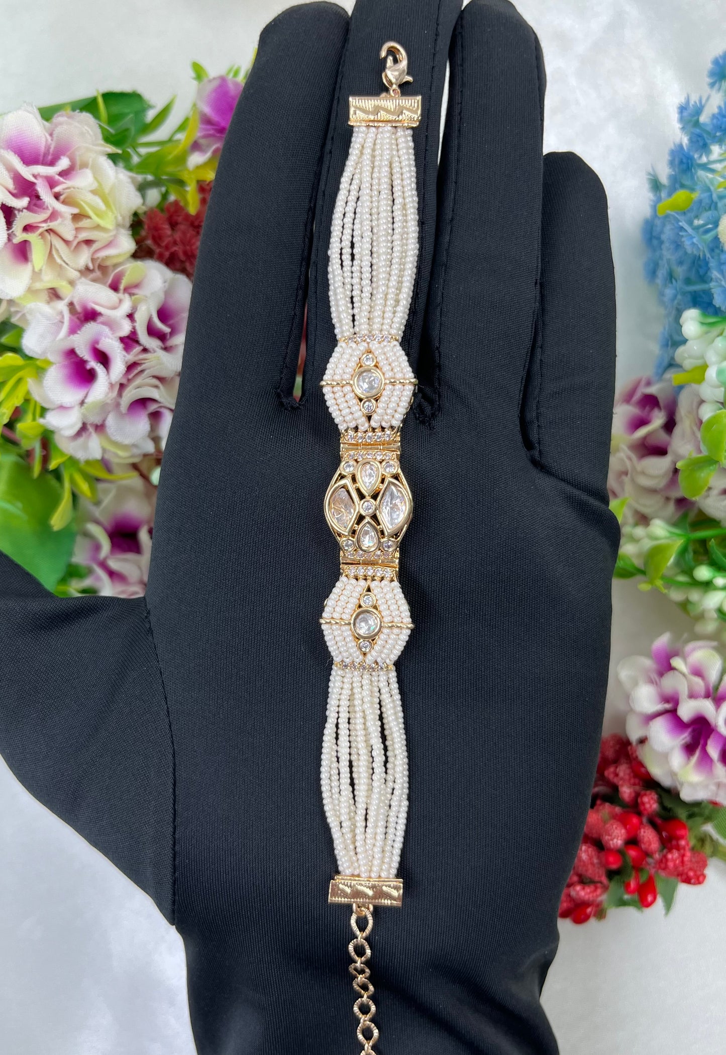 Warsha Moissanite Moti Bracelet