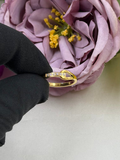Cecily Anti-Tarnish Stainless Steel Ring
