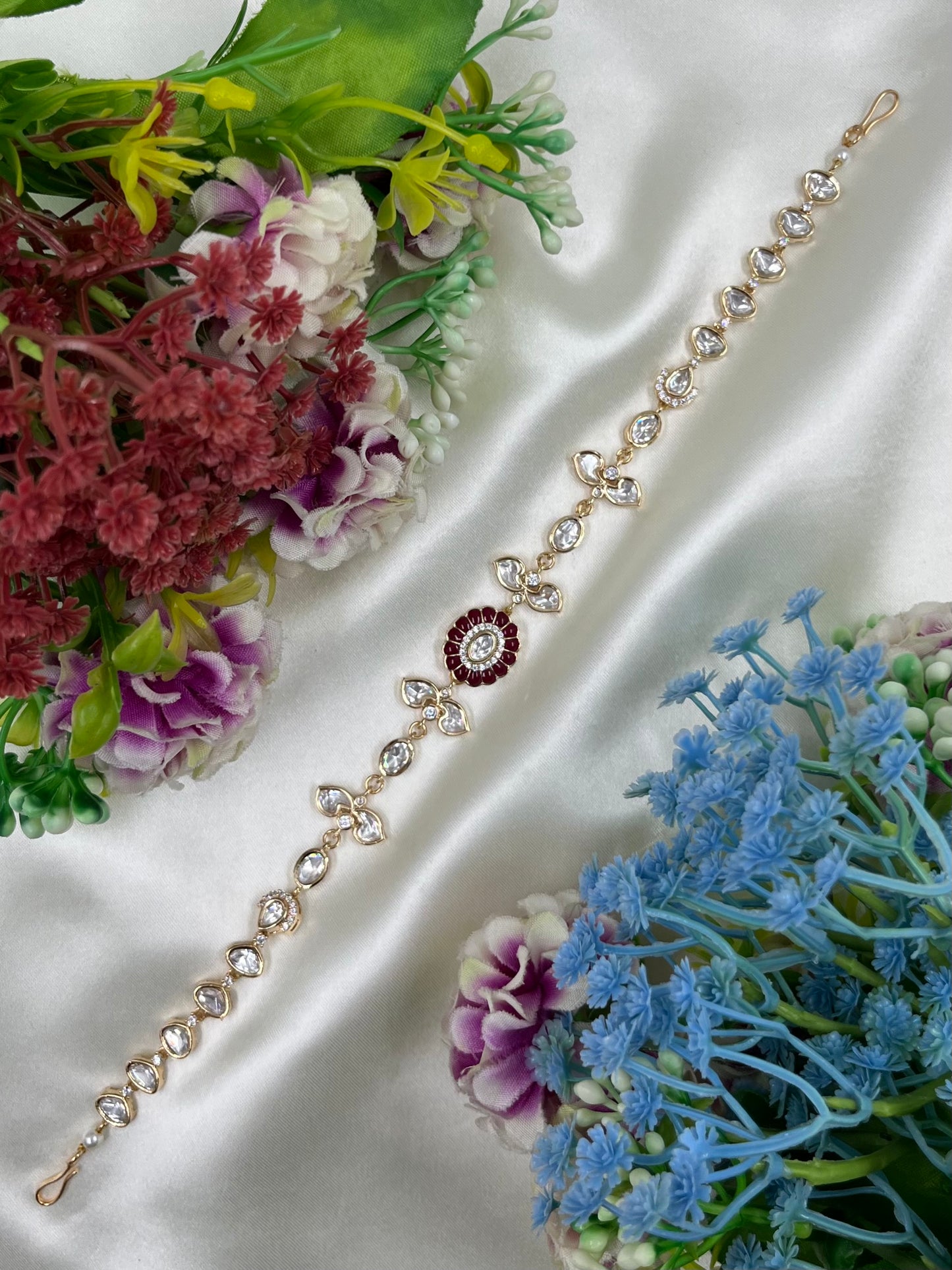 Aasha Moissanite Sheesh Patti