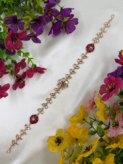 Firoza Moissanite Sheesh Patti