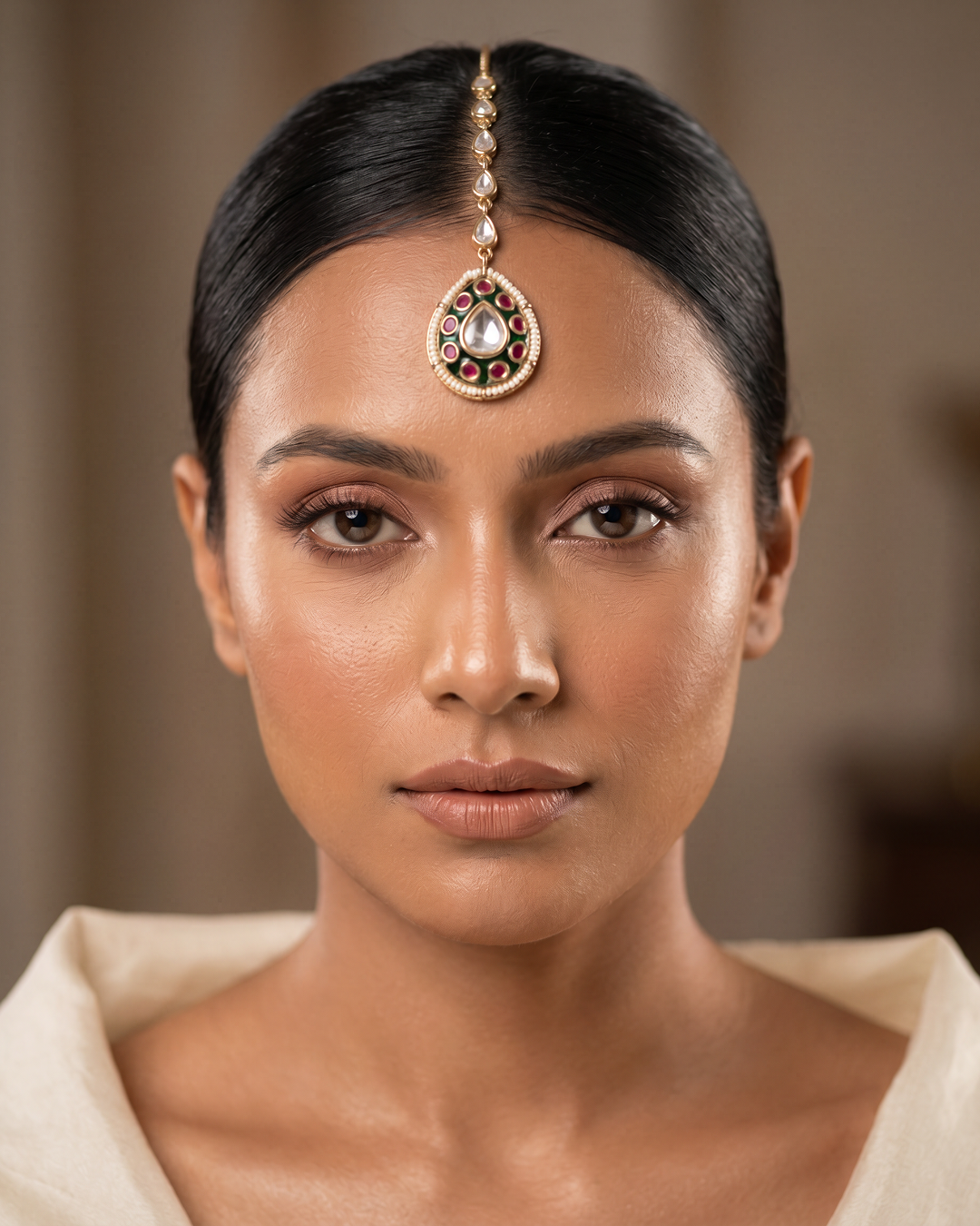 Yamini Moissanite Mang Tika