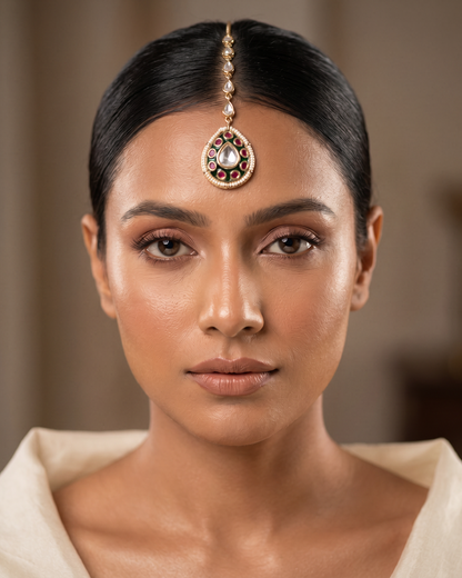 Yamini Moissanite Mang Tika