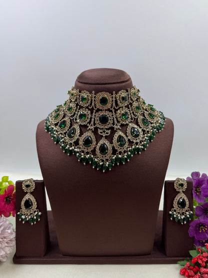Rasika Premium Victorian Choker Necklace Set