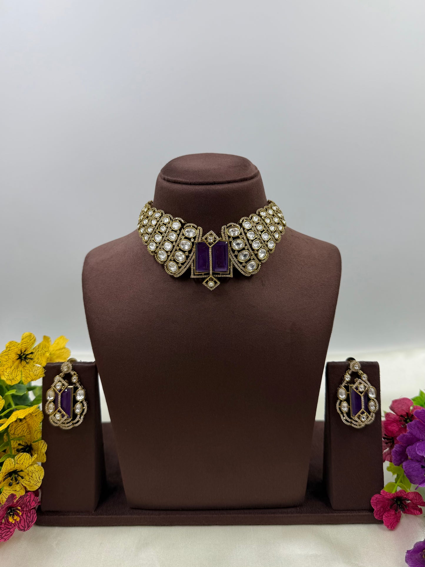 Mira Moissanite Choker Necklace