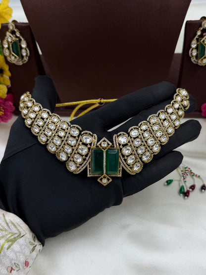 Mira Moissanite Choker Necklace