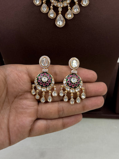 Sayli Moissanite Necklace Set