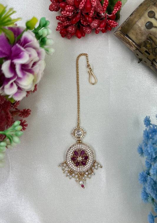 Pratibha Moissanite Mang Tika