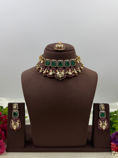 Sejal Victorian Choker Set