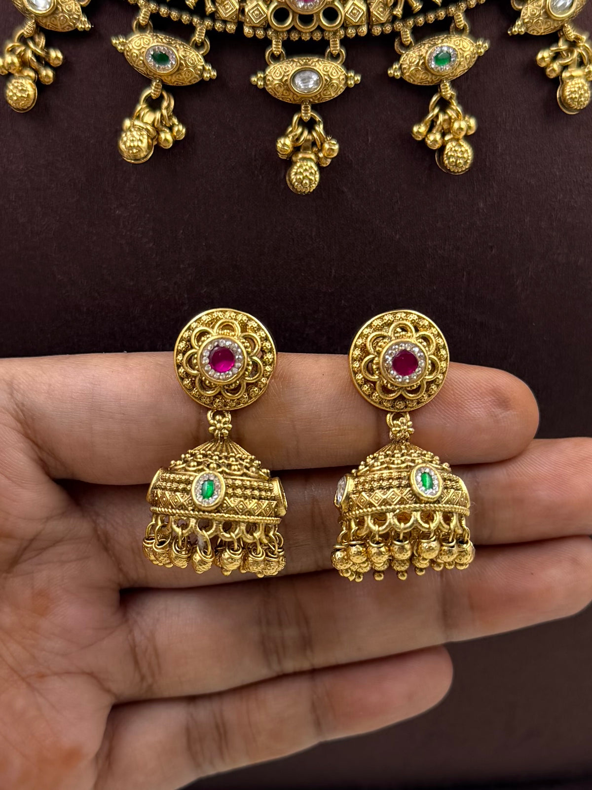 Chaitra Heritage Chorski Necklace Set