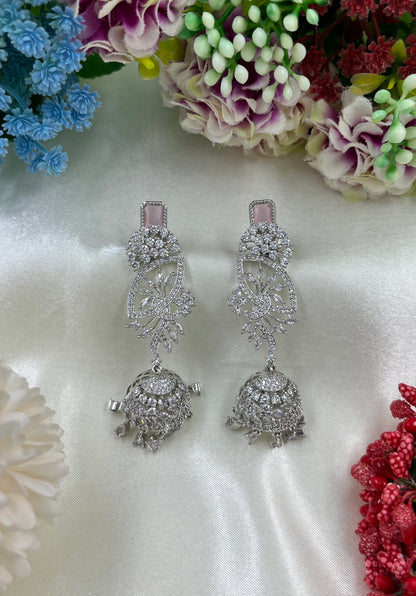 Rukmini Ad Brass Jhumka