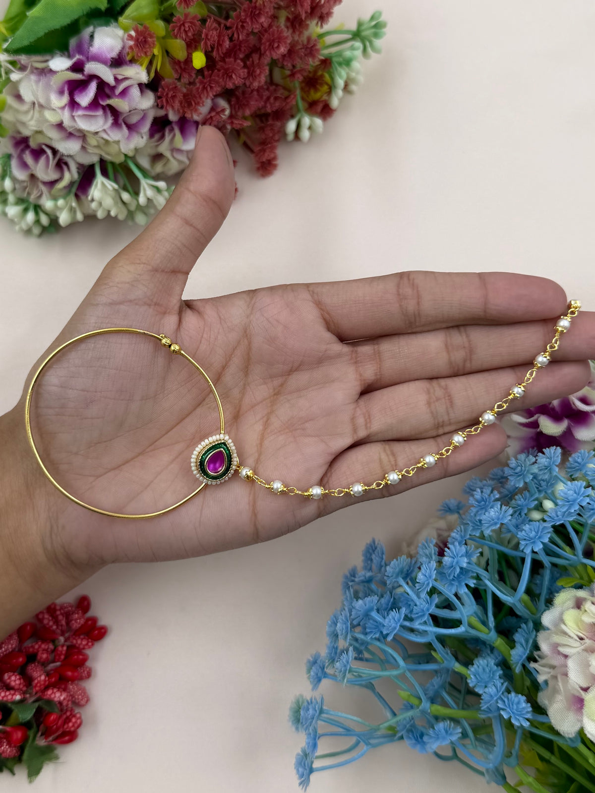Vaishali Traditional Indian Nose Ring