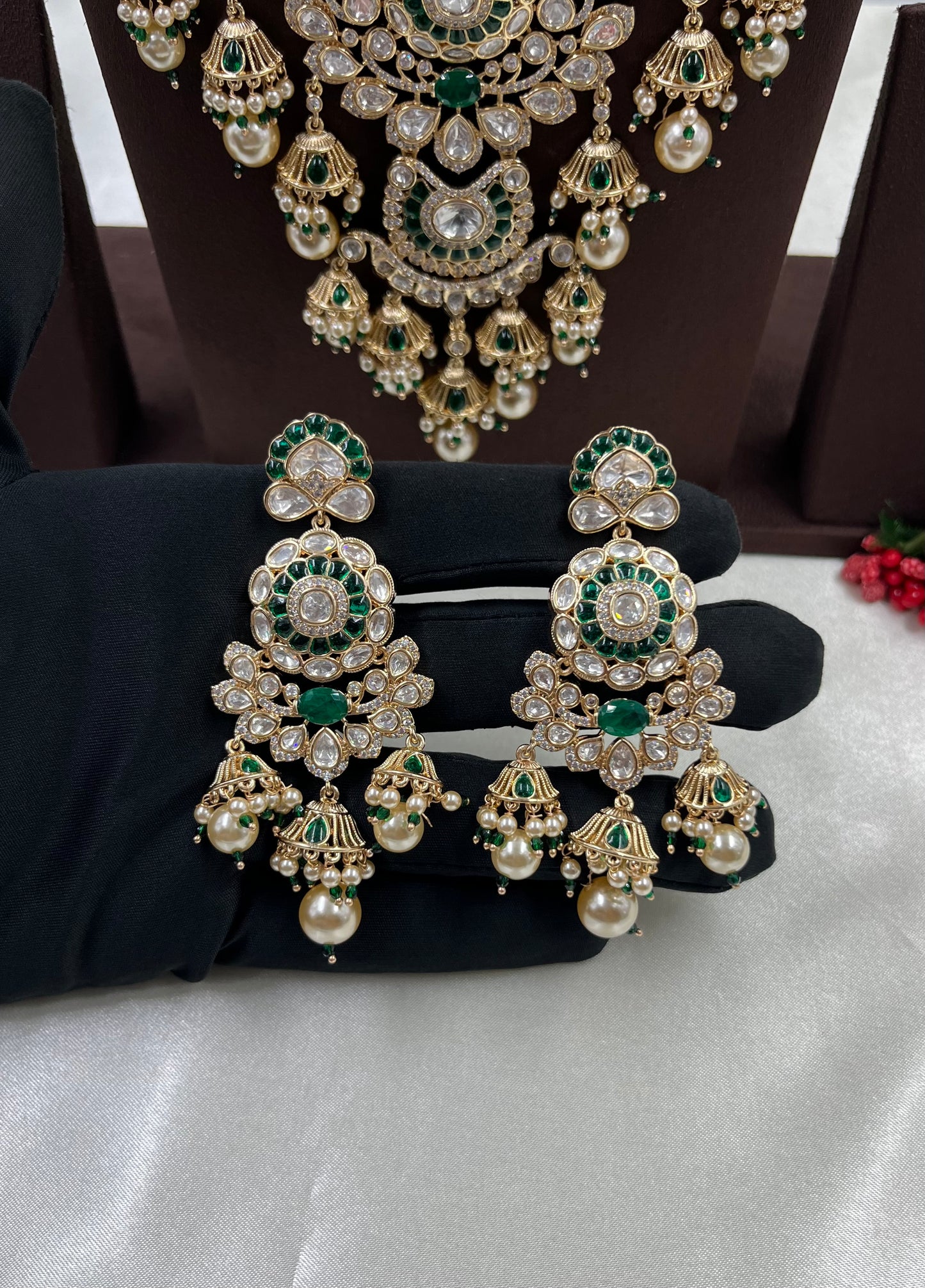 Rajvi Moissanite Premium Combo Set
