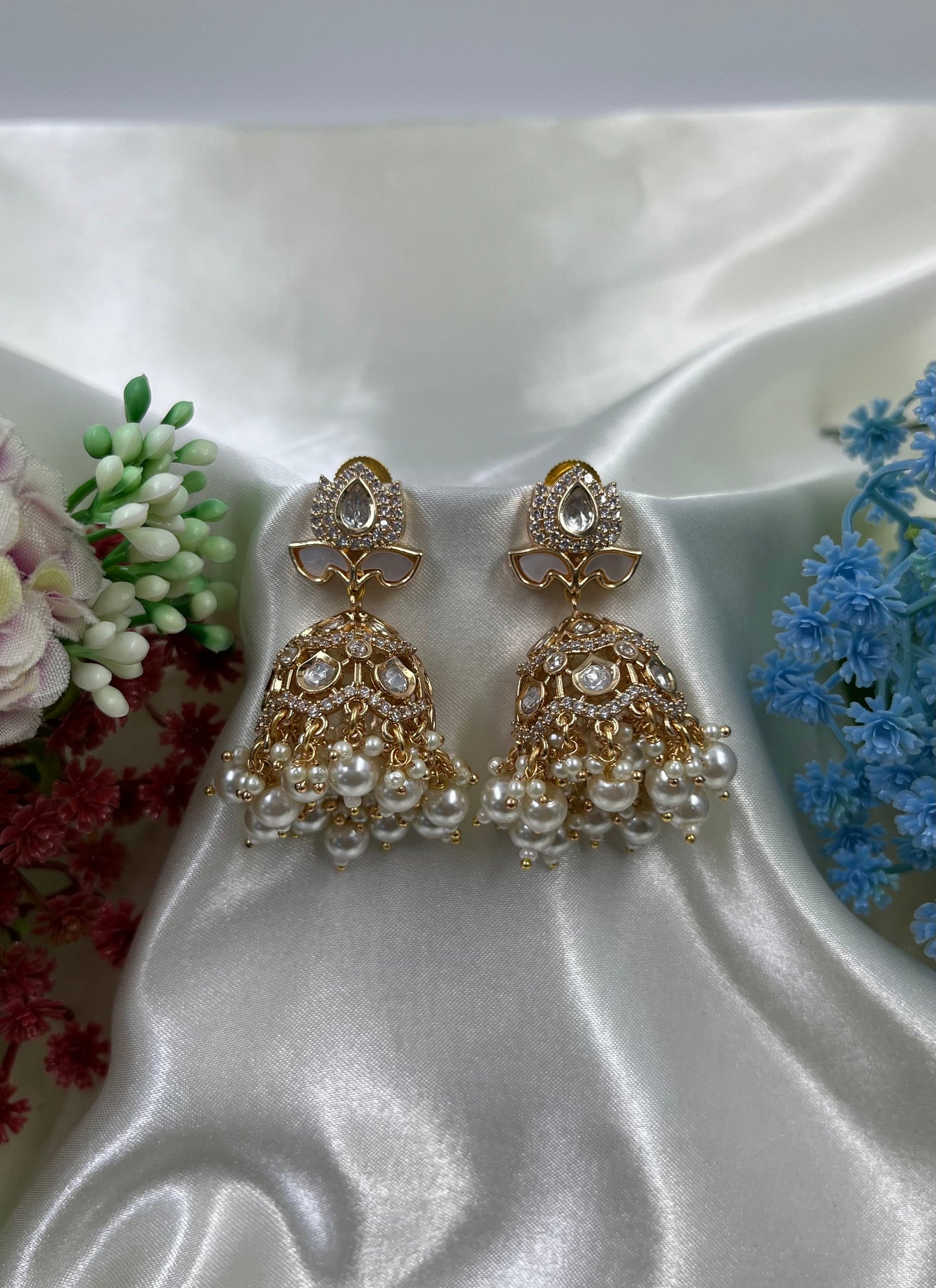 Nitya Moissanite Premium Jumka