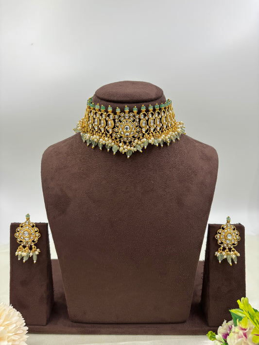Swarna Pushpa Choker Necklace