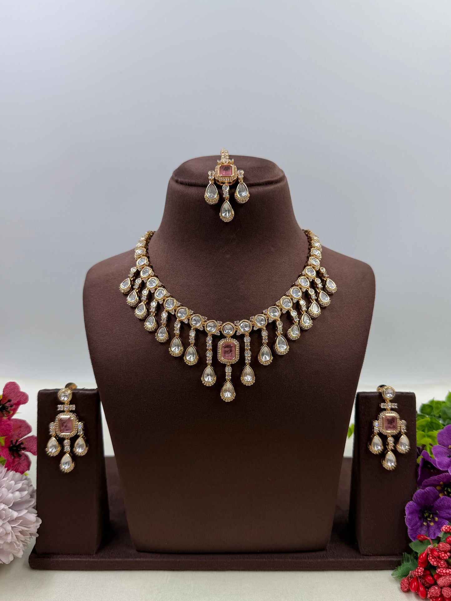 Samrudhi Premium Moissanite Necklace